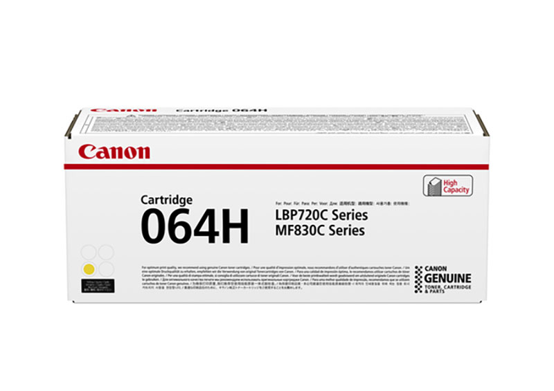 Canon LBP722Cdw/MF 832CdwSERIES TONER YELLOW HC (4932C001) (CAN-064YH)