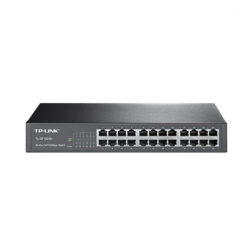 TP-LINK 24-port 10/100Mbps Desktop/Rackmount Unmanaged Switch V3 (TL-SF1024D)