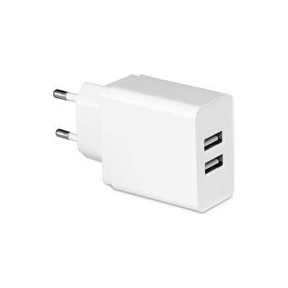 MediaRange 25W fast charger with USB-A and USB-C output, white (MRMA112)