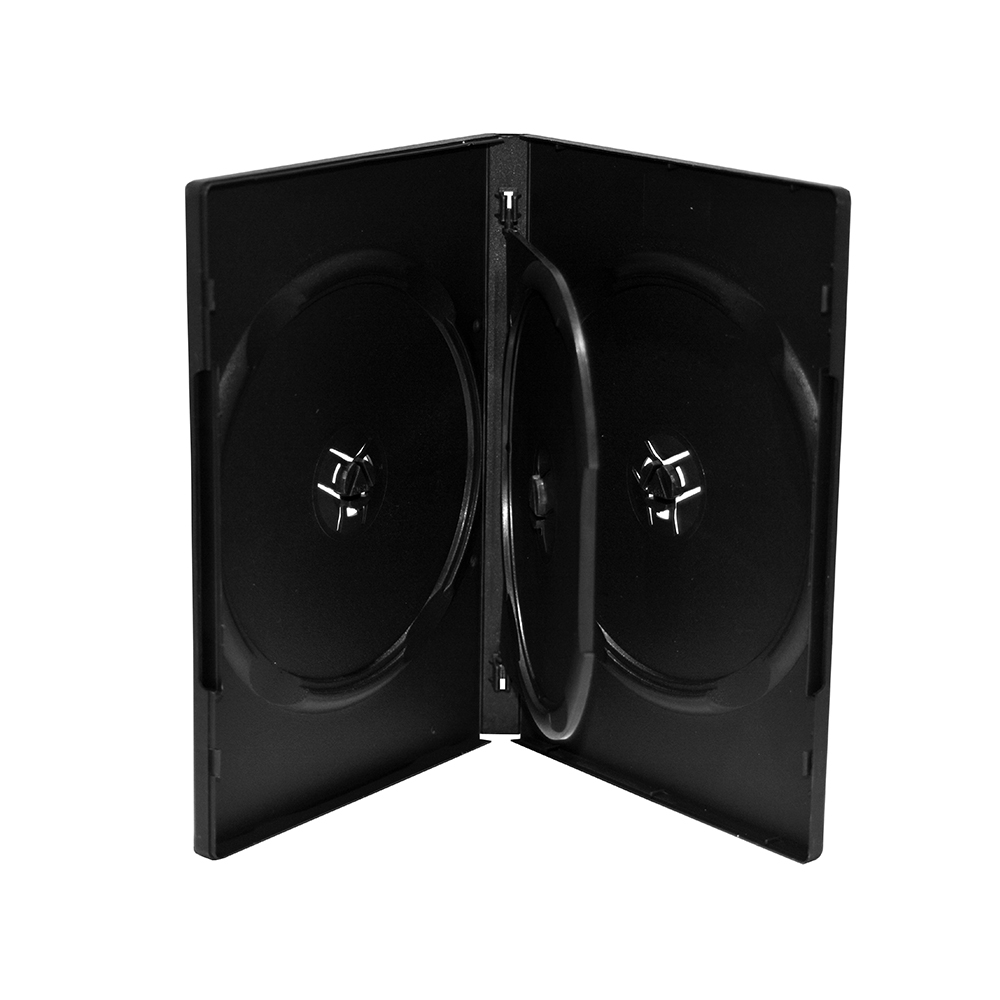 MediaRange DVD Case for 3 discs 14mm Black (MRBOX15)