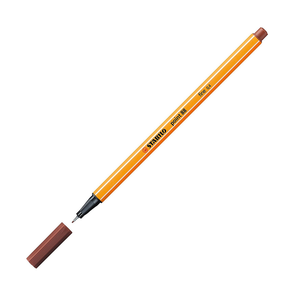 Μαρκαδόρος Σχεδίου STABILO Point 88 0.4 mm (Sienna) (88/75)