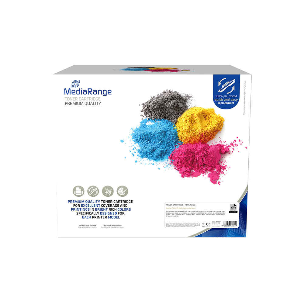 Toner MEDIARANGE Συμβατό για Εκτυπωτές Brother (Black) (TN-2420) (MRBTN2420)