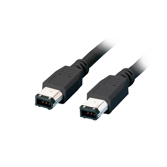 Καλώδιο MediaRange Firewire plug (6-pin)/Firewire plug (6-pin) 1.8M Black (MRCS122)