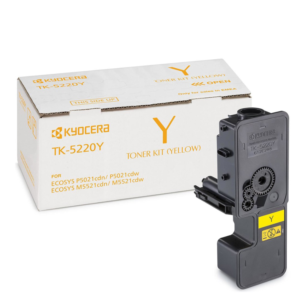 KYOCERA ECOSYS M5521MFP/P5021 TONER YELLOW (TK-5220Y) (KYOTK5220Y)