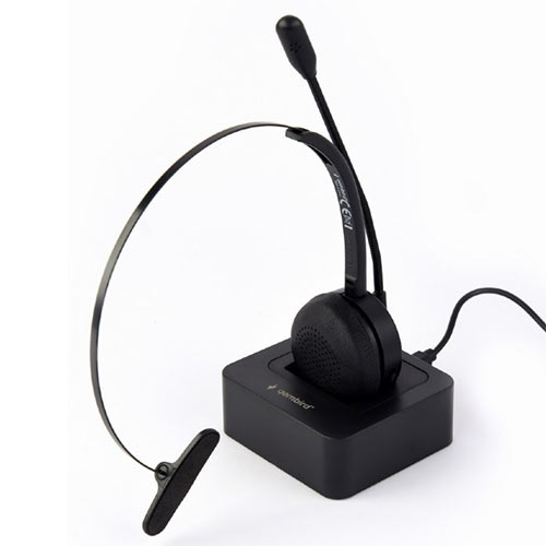 GEMBIRD BLUETOOTH CALL CENTER MONO HEADSET BLACK