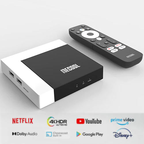 MECOOL 4K ANDROID 11 TV BOX 2+16GB BLACK/WHITE