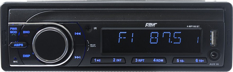 FOUR 4-MP100BT Radio/Usb/Bluetooth/Aux 4x45w