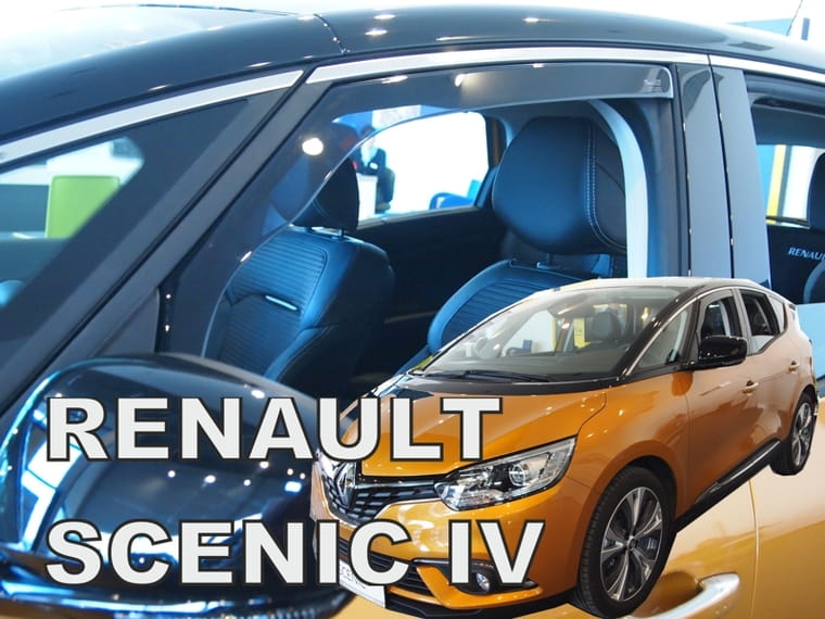 ΑΝΕΜ.27003 RENAULT SCENIC 5D 2017+ / GRAND SCENIC 5D 2017+ ΖΕΥΓΑΡΙ ΑΝΕΜΟΘΡΑΥΣΤΕΣ ΑΠΟ ΕΥΚΑΜΠΤΟ ΦΙΜΕ ΠΛΑΣΤΙΚΟ HEKO - 2 ΤΕΜ.