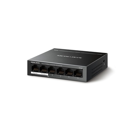 Mercusys 6-Port 10/100Mbps Desktop Switch with 4-Port PoE+ (MS106LP) (MERMS106LP)