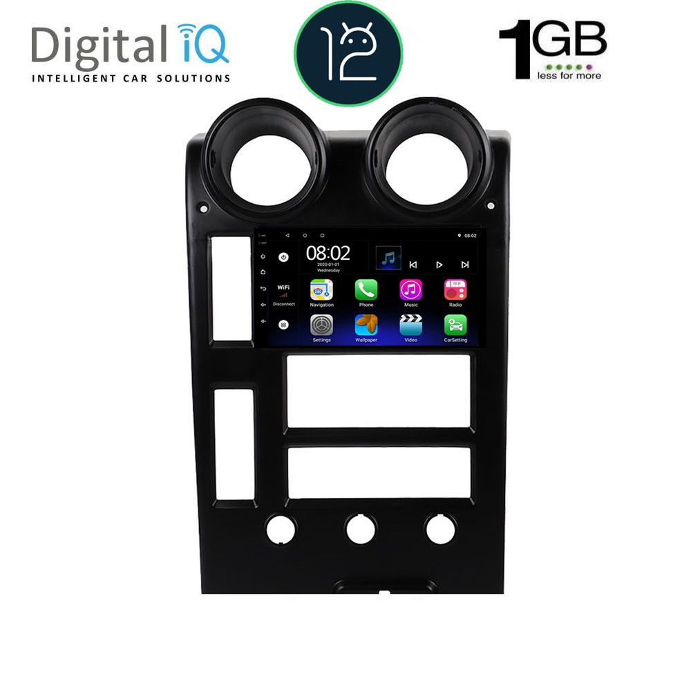 DIGITAL IQ RTA 1215_GPS (9inc) MULTIMEDIA TABLET OEM HUMMER H2 mod. 2001-2007