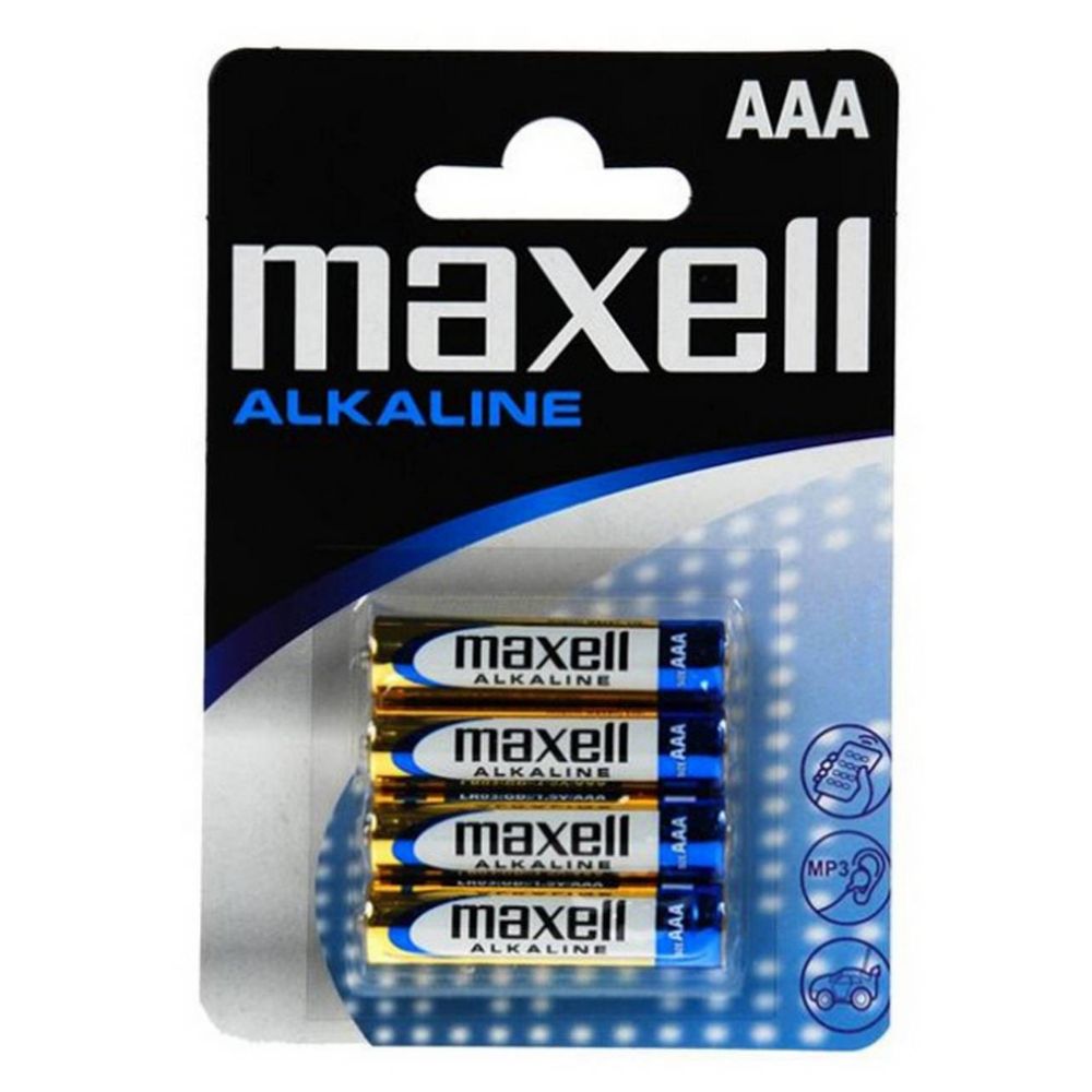 Maxell Αλκαλικές Μπαταρίες AAA 1.5V 4τμχ (9044568) (MAX9044568)
