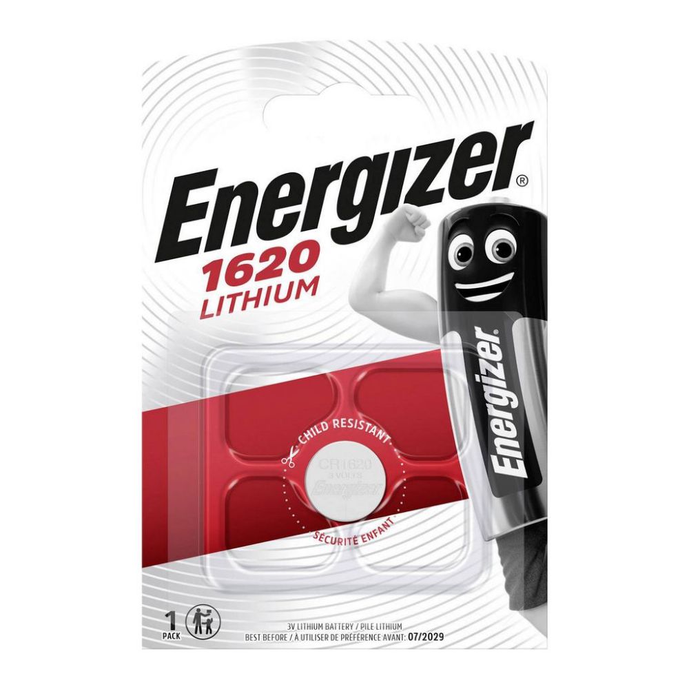 Energizer Μπαταρία Λιθίου Ρολογιών CR1620 3V 1τμχ (9282077) (ENE9282077)