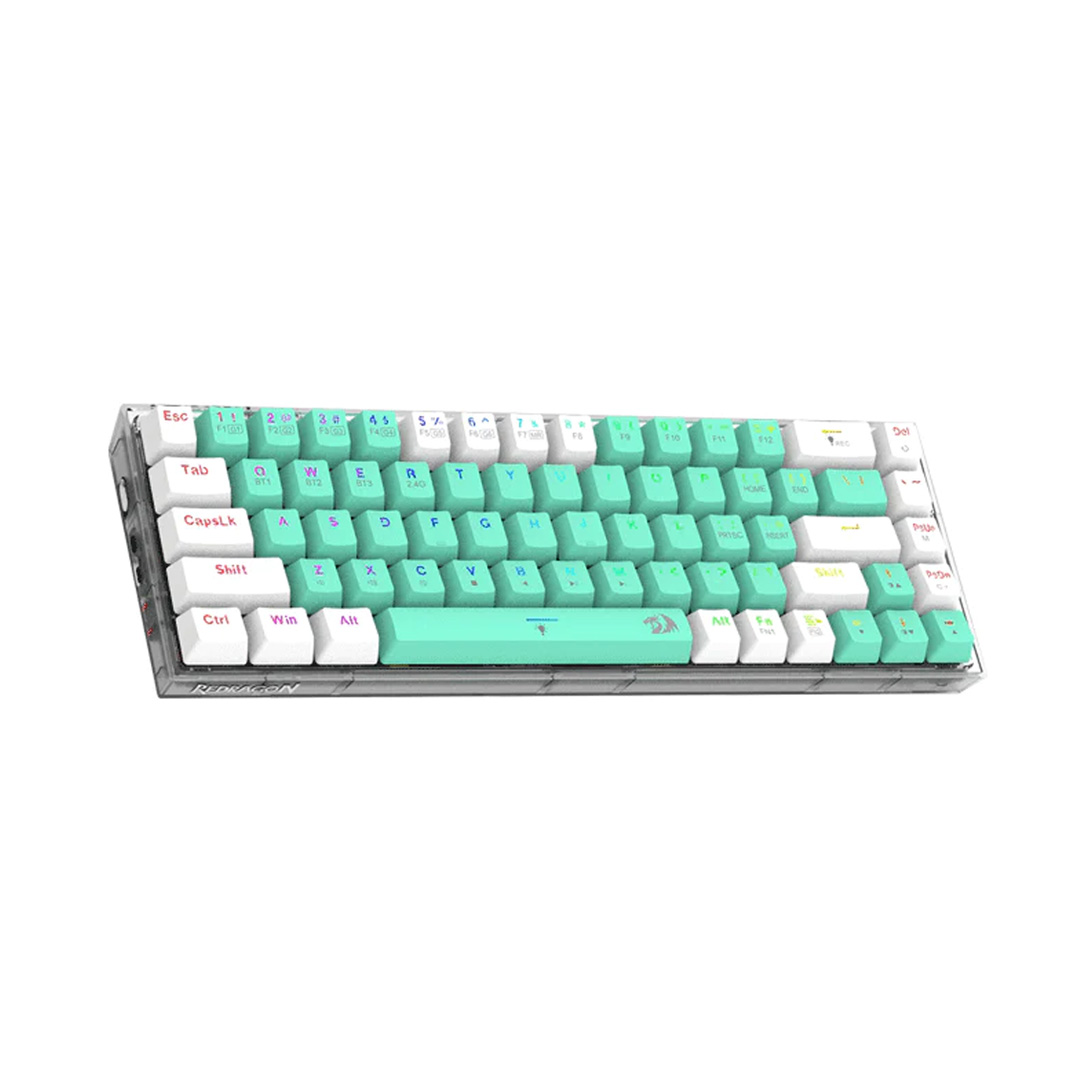 Gaming πληκτρολόγιο - Redragon K631RGB-PRO-GW (Green/White)