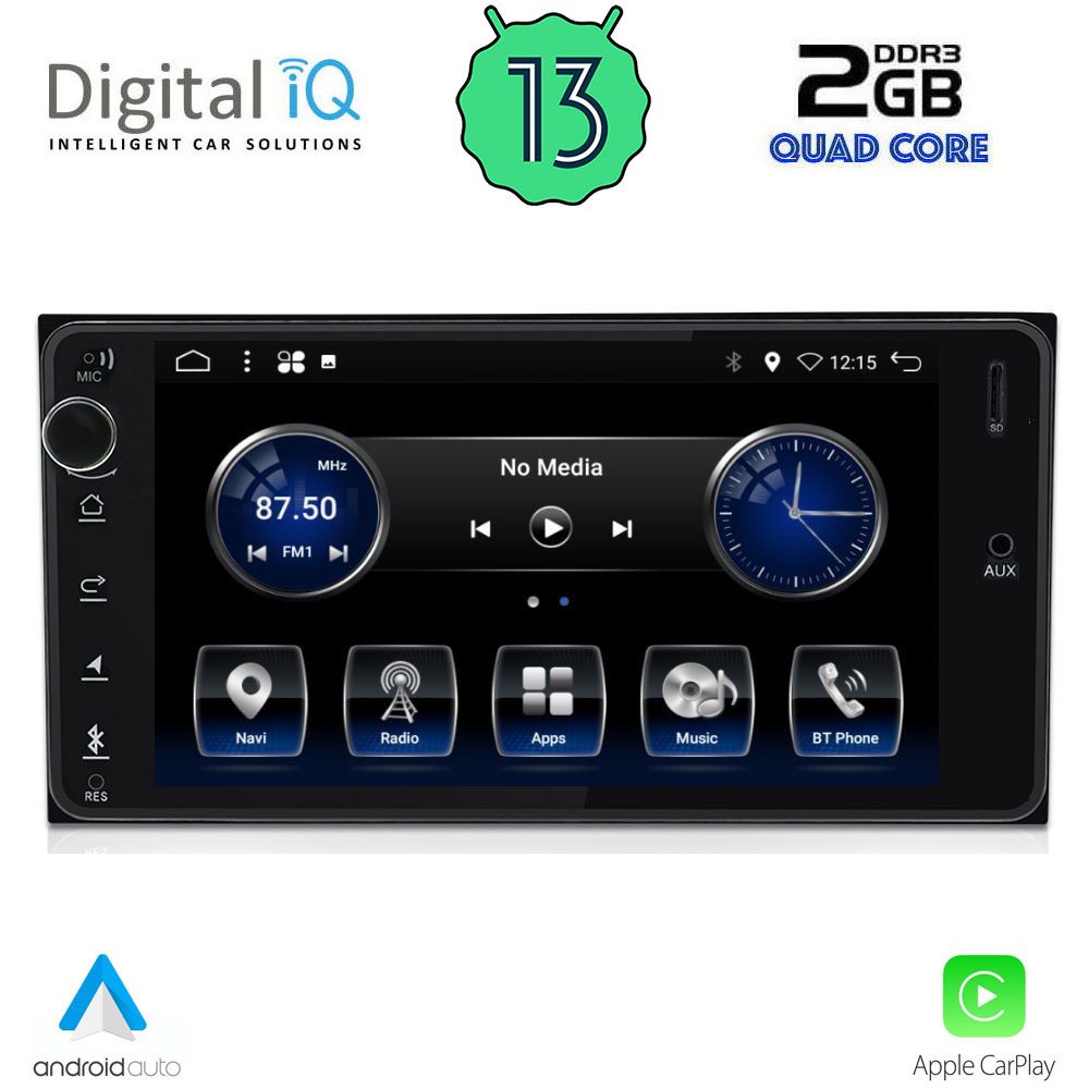 DIGITAL IQ BXH 263_CPA (7″ DECK) MULTIMEDIA OEM TOYOTA ALL (200mm)