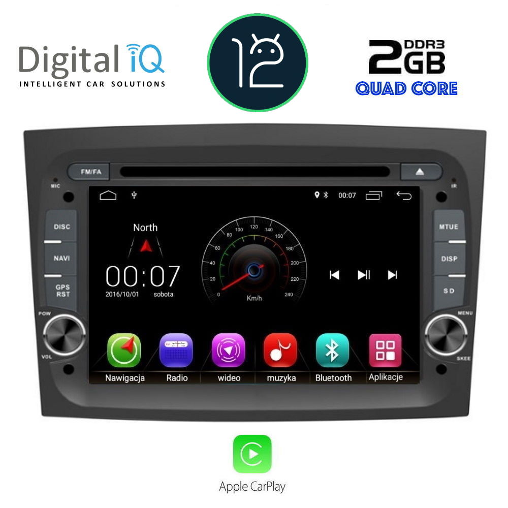 DIGITAL IQ MSM 338_CP (7'' DVD) MULTIMEDIA OEM FIAT DOBLO mod. 2015&gt;