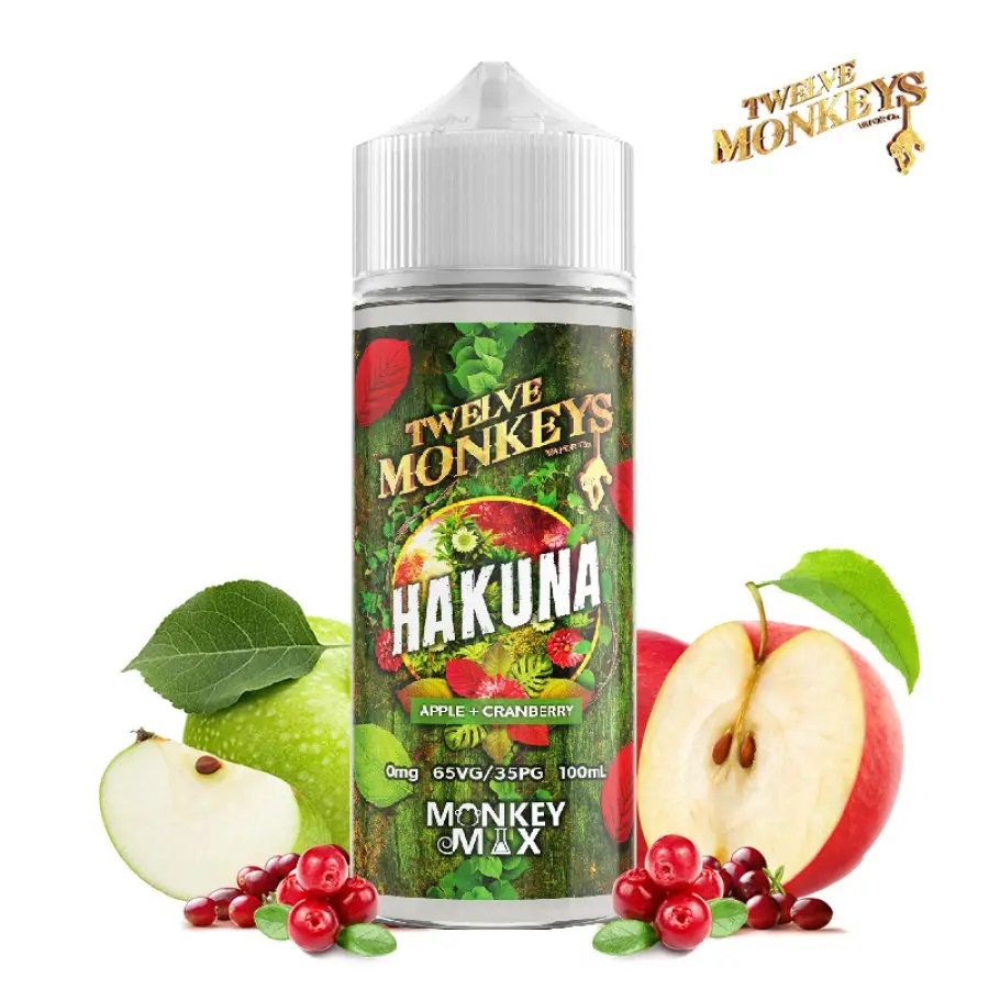 12 Monkeys Classic Flavorshot Hakuna 20ml/120ml