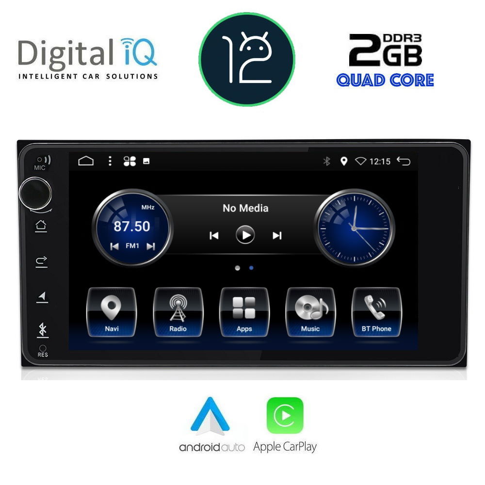 DIGITAL IQ BXH 262_CPA (7″ DECK) MULTIMEDIA OEM TOYOTA ALL (200mm)