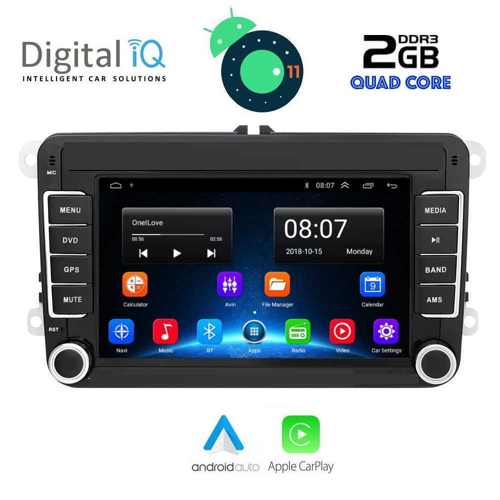 DIGITAL IQ TPD 004_CPA (7'' DECK) MULTIMEDIA OEM VW - SKODA - SEAT mod. 2004-2014