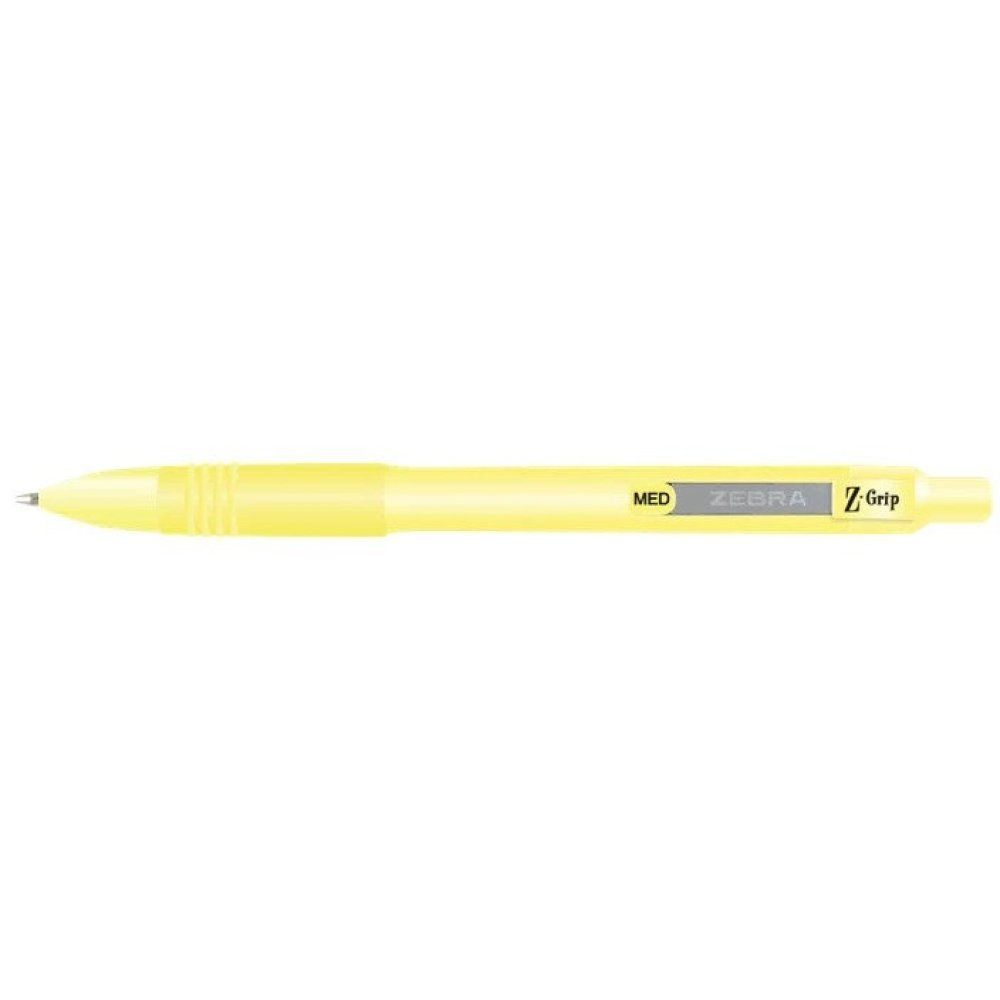 Zebra Στυλό Ballpoint Pastel Yellow 1.0mm με Μπλε Μελάνι Z-Grip Smooth (ZB-91805) (ZEB91805)