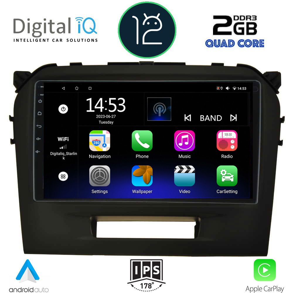 DIGITAL IQ RSB 2697_CPA (9inc) MULTIMEDIA TABLET OEM SUZUKI VITARA mod. 2016-2022