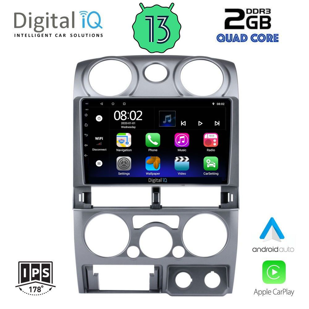 DIGITAL IQ RSB 2254_CPA (9inc) MULTIMEDIA TABLET OEM ISUZU D-MAX mod. 2008-2012