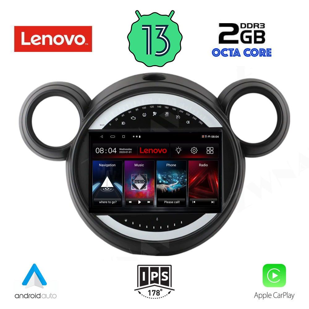 LENOVO LVF 7065_CPA (9inc) MULTIMEDIA TABLET OEM MINI COUNTRYMAN (R60) mod. 2010-2016 - PACEMAN (R61) mod. 2013-2016