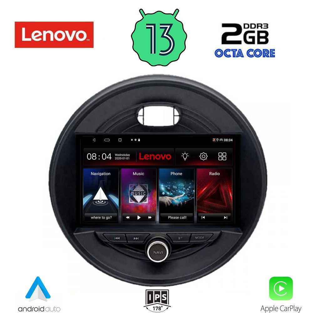 LENOVO LVF 7066_CPA (9inc) MULTIMEDIA TABLET OEM MINI COOPER (F55-56-F57) mod. 2015&gt; CLUBMAN (F54) mod. 2015&gt; ROADSTER (F59) mod. 2014&gt; COUNTRYMAN (F60) mod. 2016&gt;