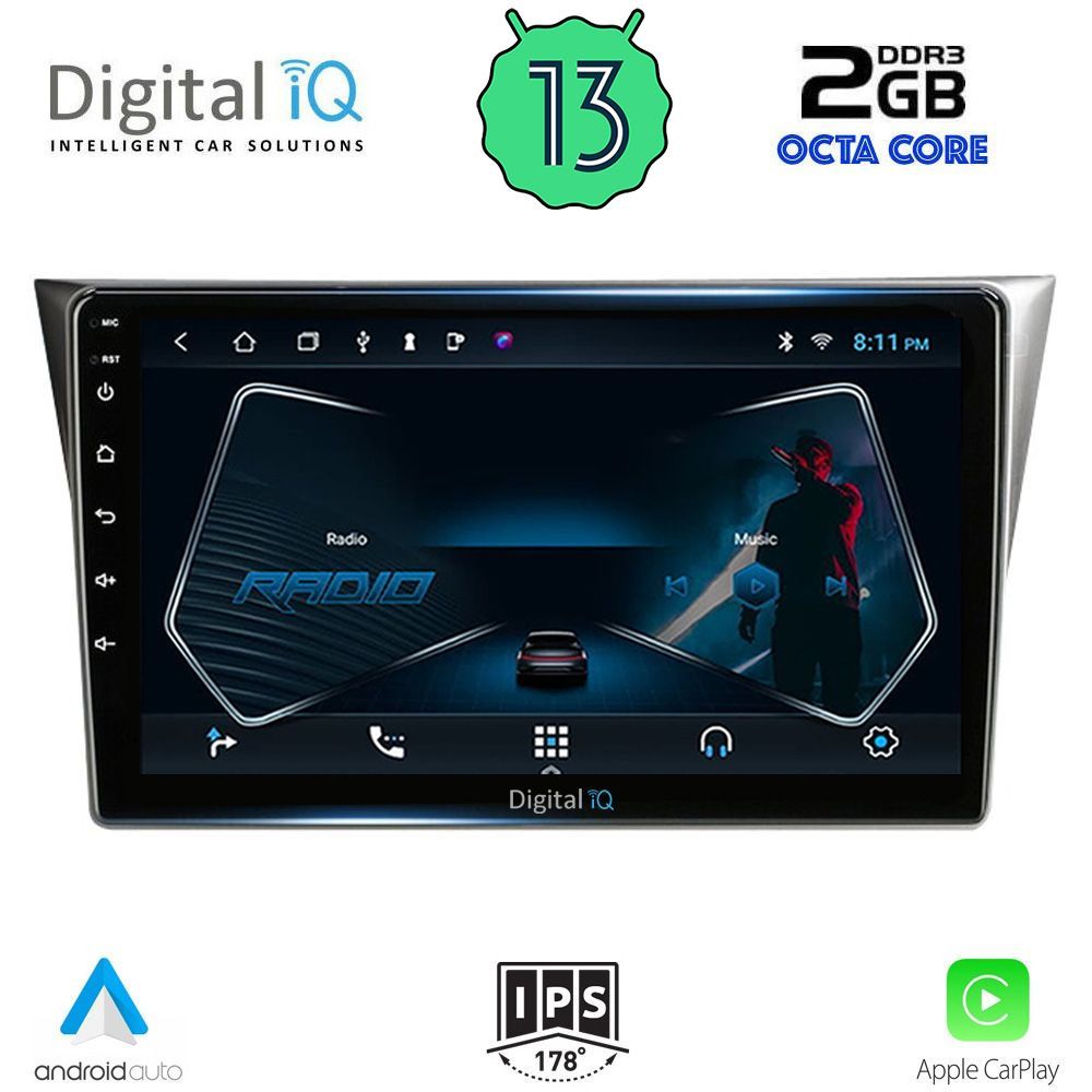 DIGITAL IQ RTC 5659_CPA (9inc) MULTIMEDIA TABLET OEM SUBARU IMPREZA mod. 2002-2008