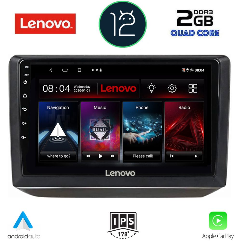 LENOVO LVD 4581_CPA (10inc) MULTIMEDIA TABLET OEM SKODA FABIA mod. 2008-2014