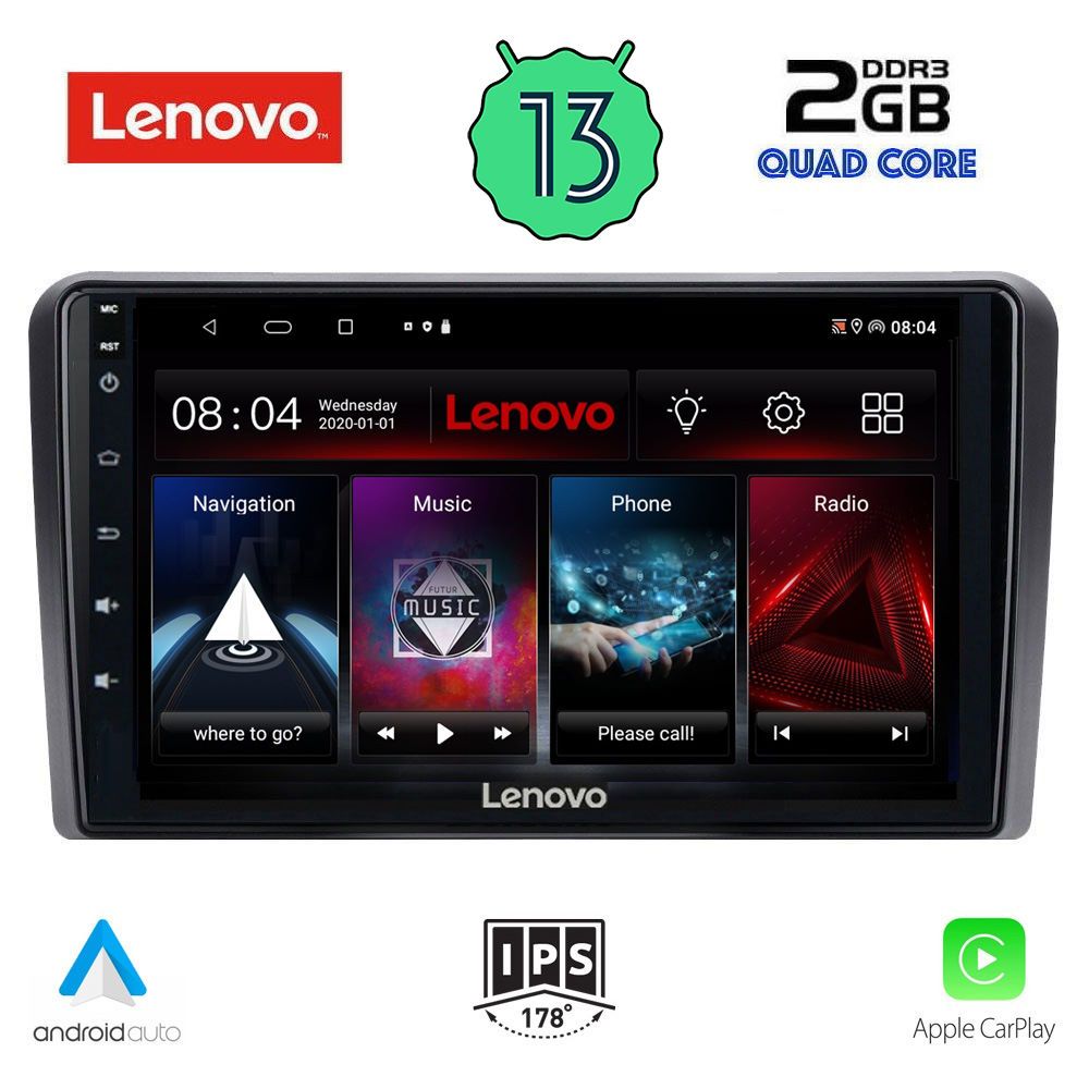 LENOVO LVD 4003_CPA (9inc) MULTIMEDIA TABLET OEM AUDI A3 mod. 2003-2012