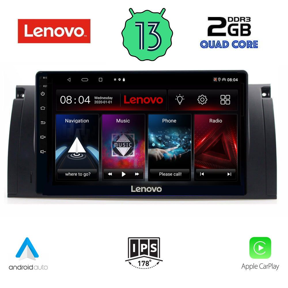 LENOVO LVD 4045_CPA (9inc) MULTIMEDIA TABLET OEM BMW Series 5 (E39) mod. 1997-2005 | X5 (E53) mod. 1999-2006