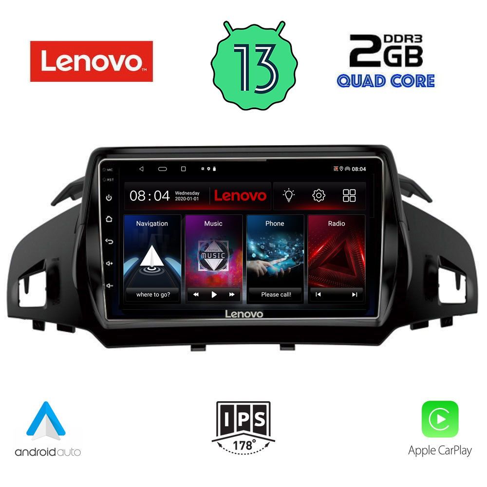 LENOVO LVD 4160_CPA (9inc) MULTIMEDIA TABLET OEM FORD KUGA mod. 2013&gt; – CMAX mod. 2011&gt;