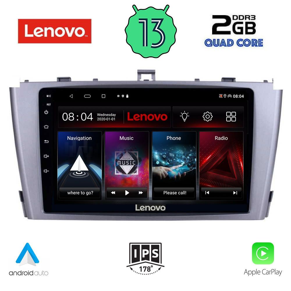 LENOVO LVD 4704_CPA (9inc) MULTIMEDIA TABLET OEM TOYOTA AVENSIS (T25) mod. 2003-2009