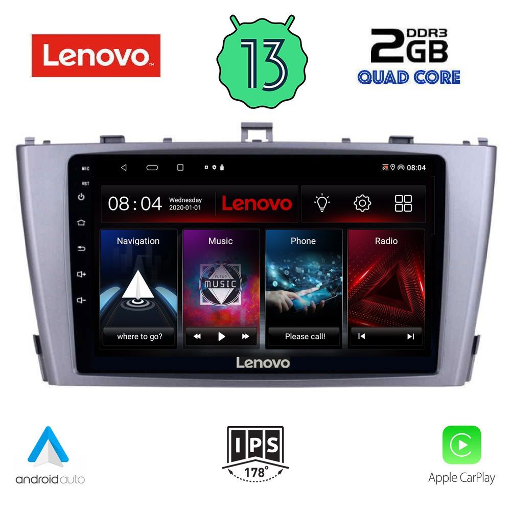 LENOVO LVD 4705_CPA (9inc) MULTIMEDIA TABLET OEM TOYOTA AVENSIS (T27) mod. 2009-2015