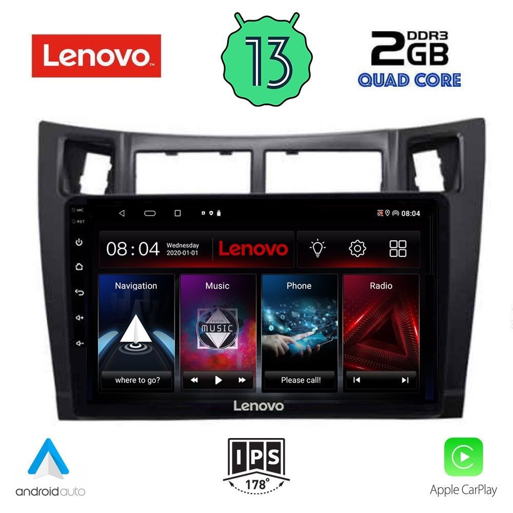 LENOVO LVD 4736_CPA (9inc) MULTIMEDIA TABLET OEM TOYOTA YARIS mod. 2006-2011