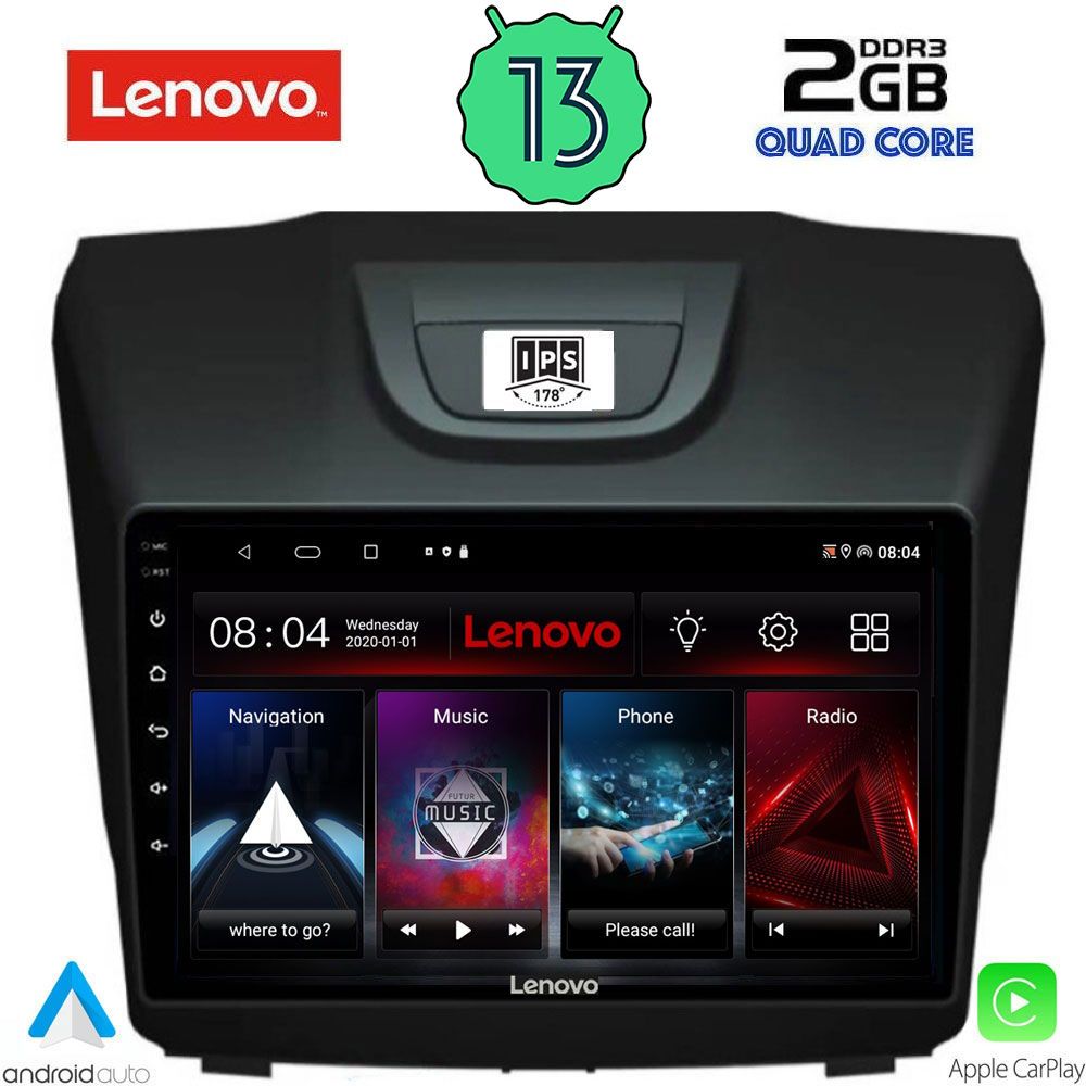 LENOVO LVD 4255_CPA (9inc) MULTIMEDIA TABLET OEM ISUZU DMAX mod. 2012&gt;