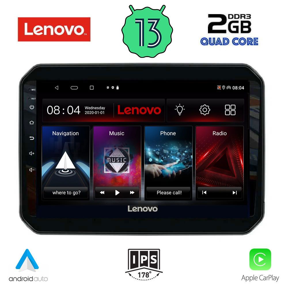 LENOVO LVD 4676_CPA (9inc) MULTIMEDIA TABLET OEM SUZUKI IGNIS mod. 2016&gt;