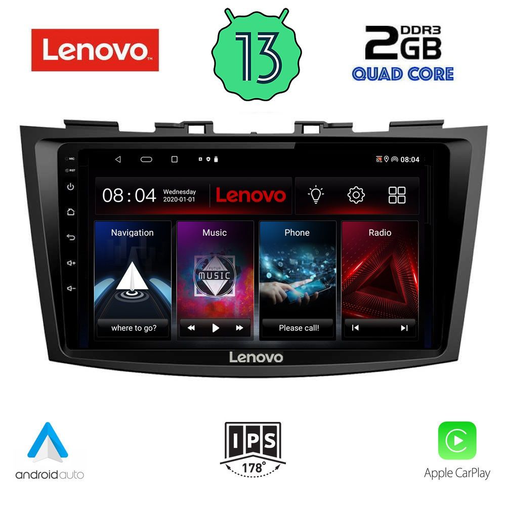 LENOVO LVD 4685_CPA (9inc) MULTIMEDIA TABLET OEM SUZUKI SWIFT mod. 2011-2016