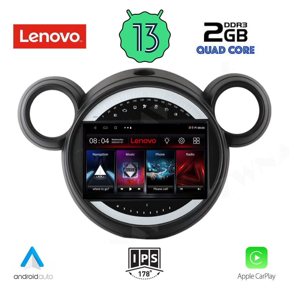 LENOVO LVD 4065_CPA (9inc) MULTIMEDIA TABLET OEM MINI COUNTRYMAN (R60) mod. 2010-2016 - PACEMAN (R61) mod. 2013-2016