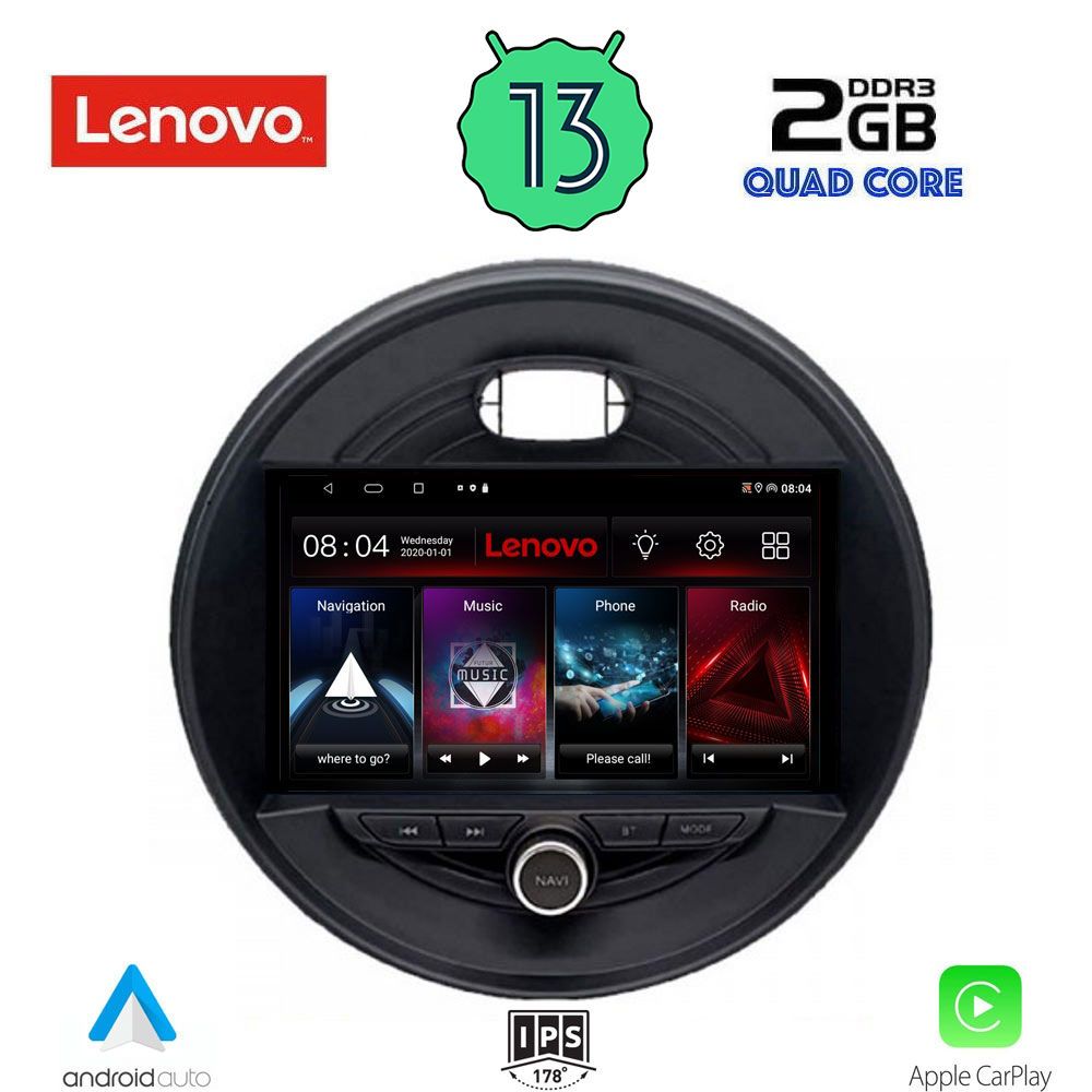 LENOVO LVD 4066_CPA (9inc) MULTIMEDIA TABLET OEM MINI COOPER (F55-56-F57) mod. 2015&gt; CLUBMAN (F54) mod. 2015&gt; ROADSTER (F59) mod. 2014&gt; COUNTRYMAN (F60) mod. 2016&gt;