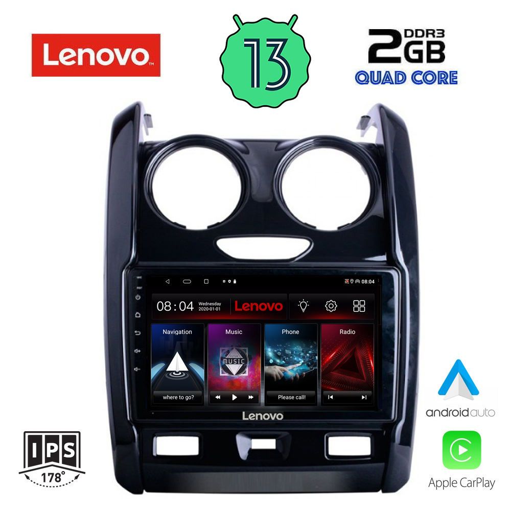 LENOVO LVD 4103_CPA (9inc) MULTIMEDIA TABLET OEM DACIA DUSTER mod. 2012-2019