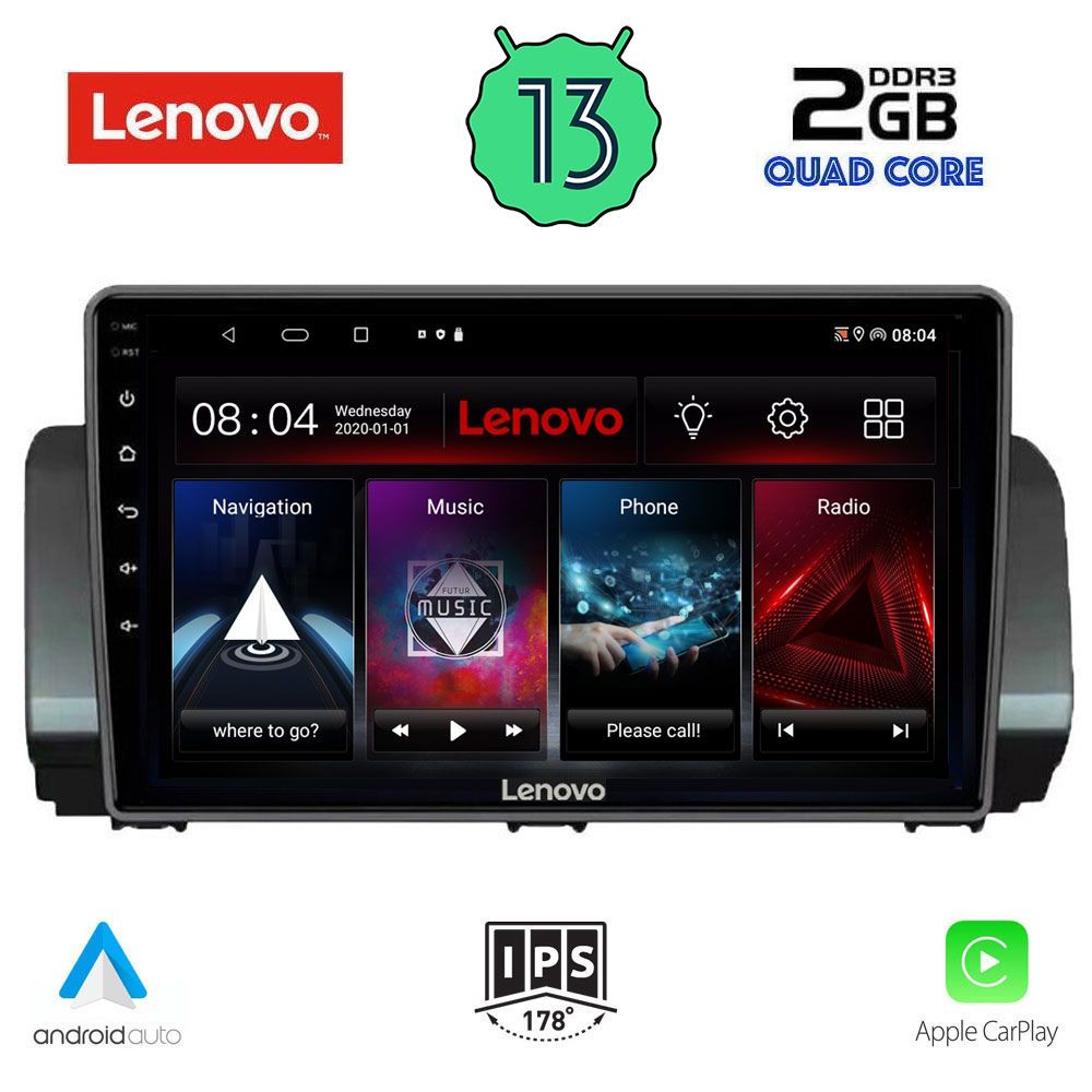 LENOVO LVD 4109_CPA (9inc) MULTIMEDIA TABLET OEM DACIA LOGAN - SANDERO - JOGGER mod. 2020&gt;