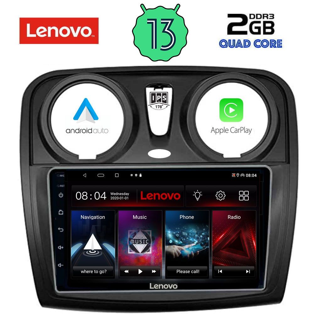 LENOVO LVD 4112_CPA (9inc) MULTIMEDIA TABLET OEM DACIA DOKKER 2012&gt;