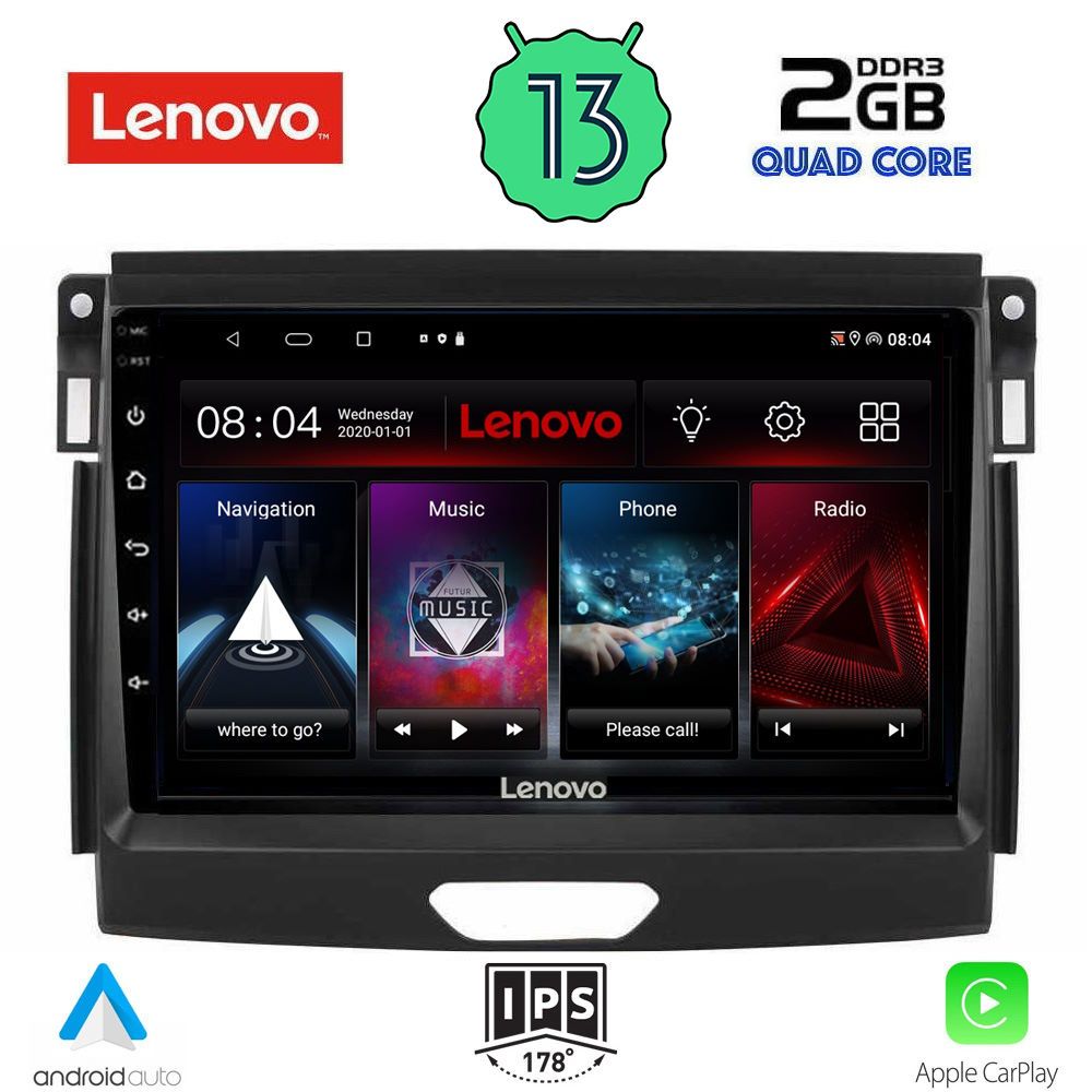 LENOVO LVD 4173_CPA (9inc) MULTIMEDIA TABLET OEM FORD RANGER mod. 2018&gt;