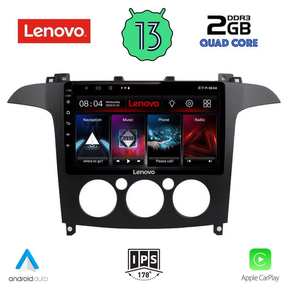 LENOVO LVD 4175_CPA A/C (9inc) MULTIMEDIA TABLET OEM FORD SMAX mod. 2006-2014