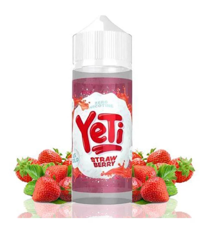 Yeti Iced Flavour Shot Strawberry 120ml