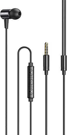 Awei L2 3,5 mm ακουστικά Super Bass Sports ενσύρματα με μικρόφωνο black