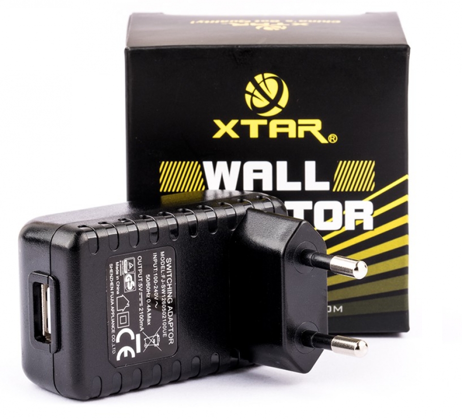 Xtar wall adaptor 5V 2.1A fj-sw1260502100ue