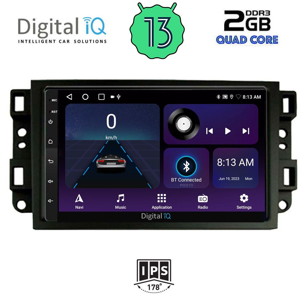 DIGITAL IQ BXB 1070_GPS (10inc) MULTIMEDIA TABLET OEM CHEVROLET ALL mod. 2004-2011