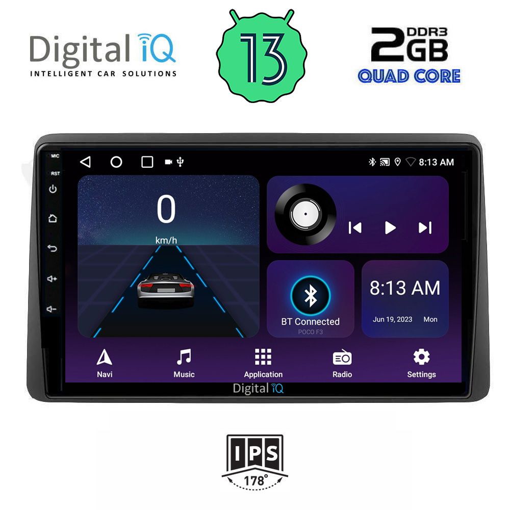 DIGITAL IQ BXB 1104_GPS (10inc) MULTIMEDIA TABLET OEM DACIA DUSTER mod. 2019&gt;
